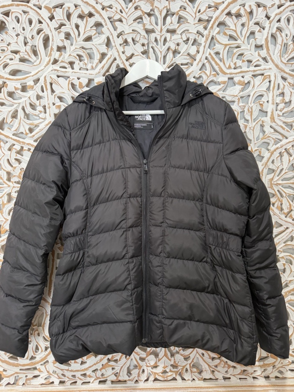 The North Face Women's Black Quilted Hooded Jacket